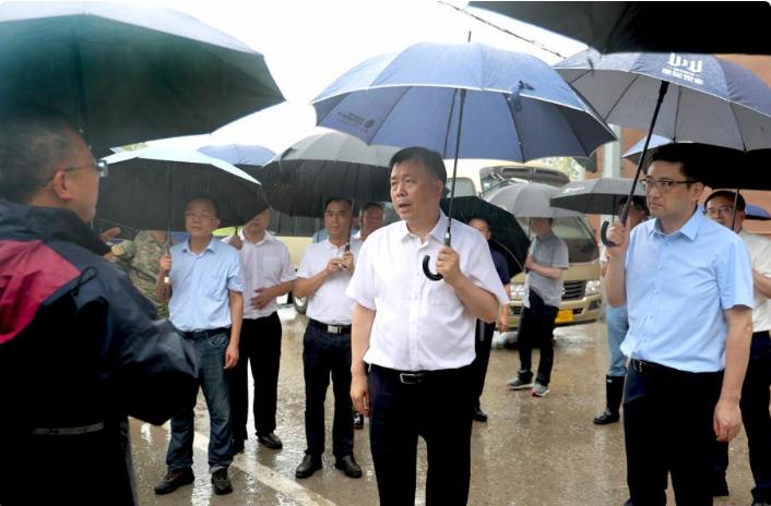 市領(lǐng)導(dǎo)檢查督導(dǎo)防汛防臺(tái)工作，把防汛防臺(tái)措施抓實(shí)抓細(xì)抓到位